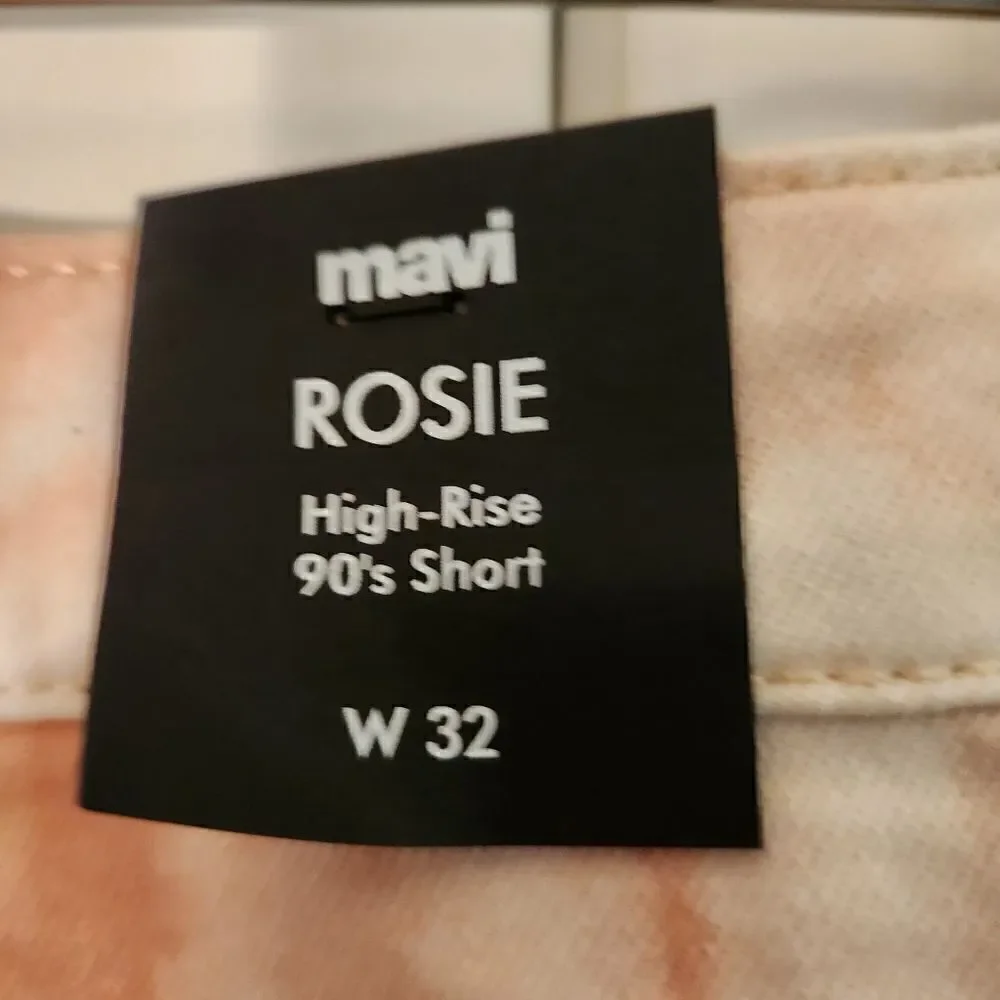 Mavi Rosie Denim Cutoff High Rise Shorts Size 32